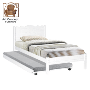 Single Bed with Pull-Out Trundle