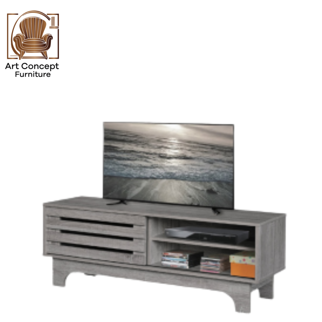 Modern TV Cabinet with Storage – 65" Flat Screen Compatible, Soft Close Doors, Cable Management