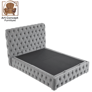 Space-Saving Bed Frame with Storage for Small Apartments