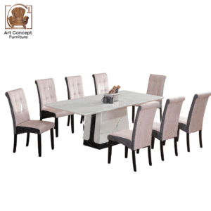 Marble Top Dining Table | Elegant & Durable Table for Modern Homes