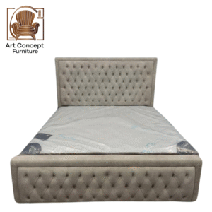 Chesterfield Fabric Bed – Custom Colors, Easy-Clean, 5-Year Warranty – Stylish & Affordable in Malaysia