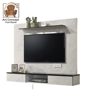 Marble Top TV Cabinet – Luxurious Living Room Furniture in Kedah, Penang & Kulim