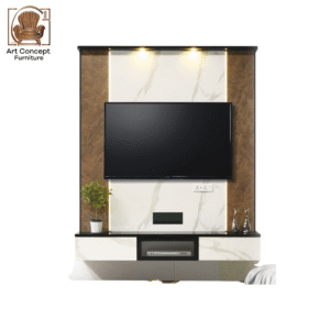 Multifunctional TV Cabinet with Bookshelf – Smart Storage in Penang & Kedah