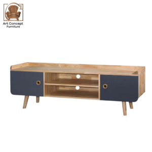 Classic Wooden TV Cabinet Stand – Compact & Affordable for Small Homes in Kedah & Kulim