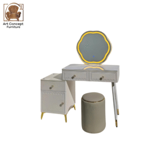 Makeup Table with Stool – Art Concept Furniture Kulim