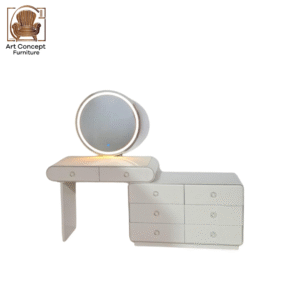 Luxury Vanity Dressing Table with Storage Drawers – Kulim Collection