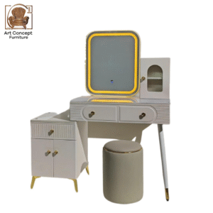 Modern Dressing Table with Mirror – Art Concept Furniture Kulim