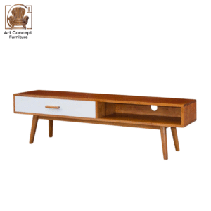 Budget-Friendly Wooden TV Console – Sturdy & Minimal for Everyday Use in Kedah & Penang